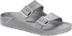 Birkenstock Arizona Essentials -Englinsfinefootwear birkenstock arizona essentials metallic silver eva 1003491 78415.1700620447