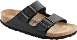 Birkenstock Arizona Soft Footbed -Englinsfinefootwear birkenstock arizona soft footbed black birko flor 55125 80247.1700929794