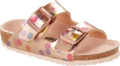 Birkenstock Children's Arizona -Englinsfinefootwear birkenstock childrens arizona metallic dots copper birko flor 1021697 25020.1686246145