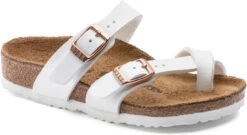 Birkenstock Children's Mayari 9 Birkenstock Children's Mayari -Englinsfinefootwear birkenstock childrens mayari white birko flor 1020180 88854.1644286995