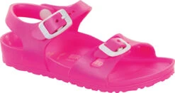 Birkenstock Children's Rio Essentials 10 Birkenstock Children's Rio Essentials -Englinsfinefootwear birkenstock childrens rio essentials neon pink eva 126163 96440.1644859929