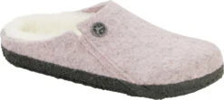 Birkenstock Children's Zermatt Shearling -Englinsfinefootwear birkenstock childrens zermatt shearling soft pink natural 1020608 52266.1638374330