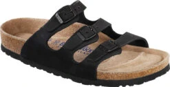 Birkenstock Women's Florida Soft Footbed 11 Birkenstock Women's Florida Soft Footbed -Englinsfinefootwear birkenstock florida soft footbed black oiled leather 1011445 92805.1585835172