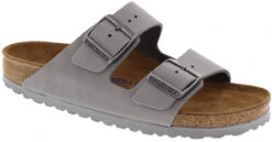 Birkenstock Arizona Soft Footbed -Englinsfinefootwear birkenstock unisex arizona soft footbed dove gray nubuck 1020973 21255.1700929795