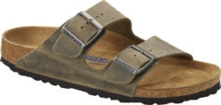 Birkenstock Arizona Soft Footbed -Englinsfinefootwear birkenstock unisex arizona soft footbed faded khaki oiled leather 1019313 42896.1700929796