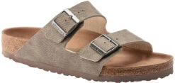 Birkenstock Arizona Vegan -Englinsfinefootwear birkenstock unisex arizona vegan desert dust grey taupe microfiber 1023036 53392.1657731074