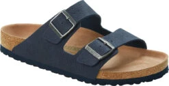 Birkenstock Arizona Vegan -Englinsfinefootwear birkenstock unisex arizona vegan desert dust indigo blue microfiber 1023116 14793.1657731074