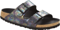 Birkenstock Arizona Vegan -Englinsfinefootwear birkenstock unisex arizona vegan iridescent black microfiber 1021251 06441.1657731075