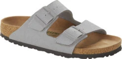 Birkenstock Arizona Vegan -Englinsfinefootwear birkenstock unisex arizona vegan stone coin textile 1021397 1021454 74031.1657731075