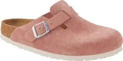 Birkenstock Boston Soft Footbed -Englinsfinefootwear birkenstock unisex boston soft footbed pink clay suede 1023263 40358.1701981943