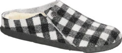 Birkenstock Zermatt Shearling -Englinsfinefootwear birkenstock unisex zermatt shearling white plaid wool felt 1017545 16815.1633980621
