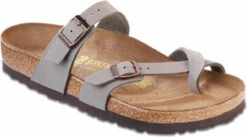 Birkenstock Women's Mayari 39 Birkenstock Women's Mayari -Englinsfinefootwear birkenstock women mayari stone birkibuc 71071 25256.1700620745