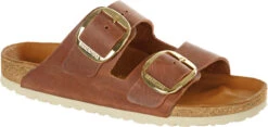 Birkenstock Women's Arizona Big Buckle -Englinsfinefootwear birkenstock womens arizona big buckle cognac oiled leather 1011072 50774.1645836298