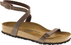 Birkenstock Women's Daloa -Englinsfinefootwear birkenstock womens daloa mocca birko flor 1006254 46234.1645636973