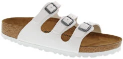 Birkenstock Women's Florida -Englinsfinefootwear birkenstock womens florida white birko flor 101706 22942.1619809878