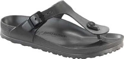 Birkenstock Women's Gizeh Essentials 17 Birkenstock Women's Gizeh Essentials -Englinsfinefootwear birkenstock womens gizeh essentials metallic anthracite eva 1001505 14147.1551993691