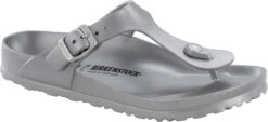 Birkenstock Women's Gizeh Essentials 19 Birkenstock Women's Gizeh Essentials -Englinsfinefootwear birkenstock womens gizeh essentials metallic silver eva 1003496 49061.1551993692