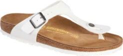 Birkenstock Women's Gizeh -Englinsfinefootwear birkenstock womens gizeh white birko flor 745531 18589.1657894816