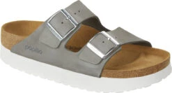 Birkenstock Women's Papillio Arizona Platform -Englinsfinefootwear birkenstock womens papillio arizona platform dove gray nubuck leather 1024625 32685.1686295746