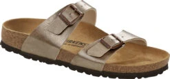 Birkenstock Women's Sydney 5 Birkenstock Women's Sydney -Englinsfinefootwear birkenstock womens sydney graceful taupe birko flor 1016169 50582.1657894747