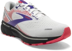 Brooks Women's Ghost 14 -Englinsfinefootwear brooks womens ghost 14 white purple coral 120356 192 92159.1648732929