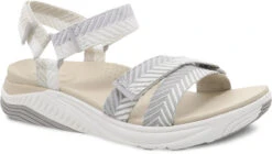 Dansko Racquel -Englinsfinefootwear dansko womens racquel sand herringbone webbing 4915212400 38823.1677526784