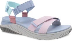 Dansko Racquel -Englinsfinefootwear dansko womens racquel sky multi webbing 4915099400 28209.1677526784