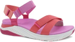 Dansko Racquel -Englinsfinefootwear dansko womens racquel strawberry multi webbing 4915264800 75841.1677526784