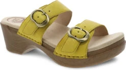 Dansko Sophie -Englinsfinefootwear dansko womens sophie yellow burnished milled 9841472200 05184.1645716999