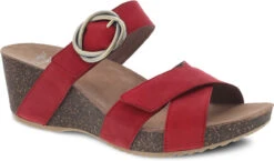 Dansko Susie -Englinsfinefootwear dansko womens susie red milled nubuck 3420040300 63913.1645627356