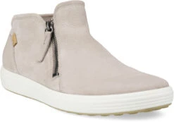 ECCO Women's Soft 7 Low Bootie -Englinsfinefootwear ecco womens soft 7 low bootie grey rose leather 43024302386 90430.1701992142