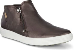 ECCO Women's Soft 7 Low Bootie -Englinsfinefootwear ecco womens soft 7 low bootie shale metallic 43024352196 48329.1701992142