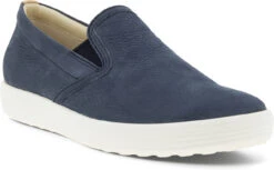 ECCO Women's Soft 7 Slip-On Sneaker -Englinsfinefootwear ecco womens soft 7 slip on sneaker marine powder 47049351056 24936.1687217921