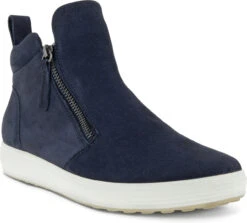 ECCO Women's Soft 7 Zip Bootie -Englinsfinefootwear ecco womens soft 7 zip bootie night sky 47031302303 37752.1642784709