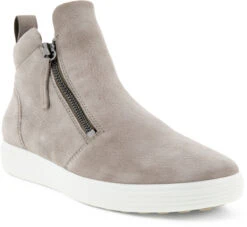 ECCO Women's Soft 7 Zip Bootie -Englinsfinefootwear ecco womens soft 7 zip bootie warm grey 47031302375 74109.1642784709
