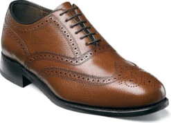 Florsheim Lexington Wing Tip Brogue -Englinsfinefootwear florsheim men lexington wingtip cognac 17066 221 09401.1487342014