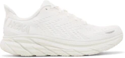 Hoka Men's Clifton 8 5 Hoka Men's Clifton 8 -Englinsfinefootwear hoka mens clifton 8 white wide 1121374 wwh 24590.1700618890