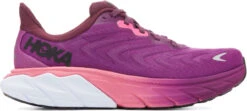 Hoka Women's Arahi 6 -Englinsfinefootwear hoka womens arahi 6 grape wine beautyberry 1123195 gwby 39645.1700607606