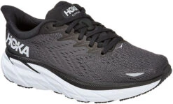 Hoka Women's Clifton 8 -Englinsfinefootwear hoka womens clifton 8 black white 1119394 bwht 81159.1660755228