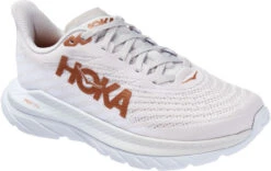 Hoka Women's Mach 5 -Englinsfinefootwear hoka womens mach 5 white copper 1127894 wcpp 34733.1700607756