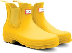 Hunter Women's Original Chelsea Boot -Englinsfinefootwear hunter womens original chelsea boot yellow wfs2078rma ryl 17503.1637277668