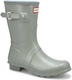 Hunter Women's Original Short Rain Boot -Englinsfinefootwear hunter womens original short rain boot tundra grey wfs1000rma tdg 67048.1637275269