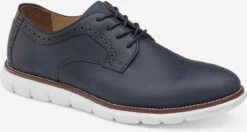 Johnston & Murphy Holden Plain Toe -Englinsfinefootwear johnston murphy holden plain toe navy oiled full grain 20 4919 57040.1620253356