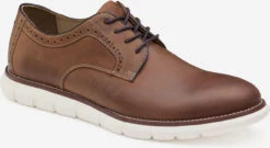 Johnston & Murphy Holden Plain Toe -Englinsfinefootwear johnston murphy holden plain toe tan oiled full grain 20 4906 58641.1620253356