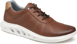 Johnston & Murphy Activate U-Throat 12 Johnston & Murphy Activate U-Throat -Englinsfinefootwear johnston murphy mens activate u throat tan full grain 25 3820 53262.1713559573