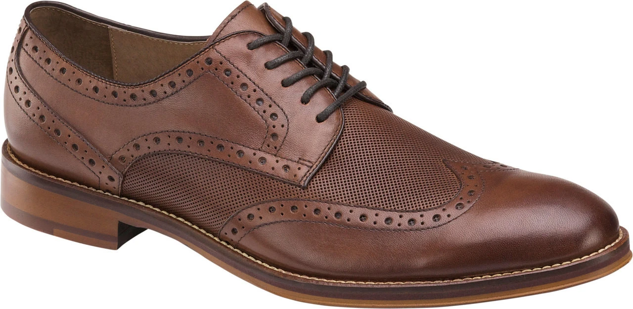 Johnston & Murphy Conard Embossed Wingtip 2 Johnston & Murphy Conard Embossed Wingtip - Image 2