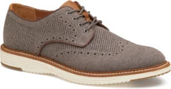 Johnston & Murphy Upton Knit Wingtip 7 Johnston & Murphy Upton Knit Wingtip -Englinsfinefootwear johnston murphy mens upton knit wingtip gray knit 20 5368 83901.1713560611