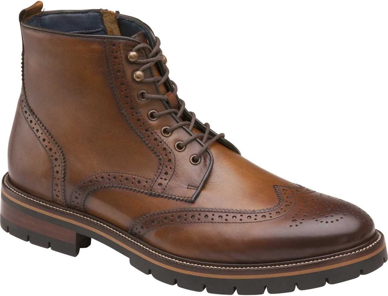 Johnston & Murphy XC Flex Cody Wingtip Zip Boot 2 Johnston & Murphy XC Flex Cody Wingtip Zip Boot - Image 2