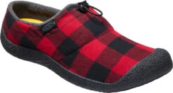 Keen Men's Howser III Slide -Englinsfinefootwear keen mens howser 3 slide red plaid black 1025553 70829.1662097183