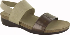 Munro Pisces -Englinsfinefootwear munro pisces natural fabric bronze patent m485724 75737.1584664718